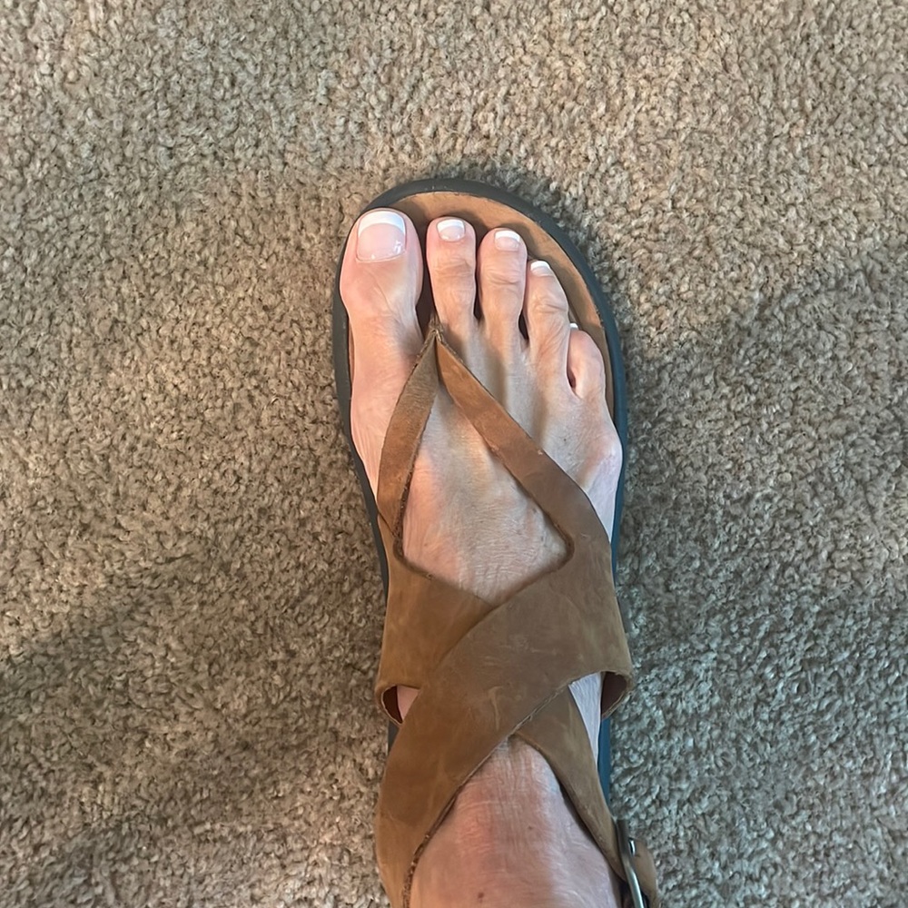 Columbia waterproof leather sandals